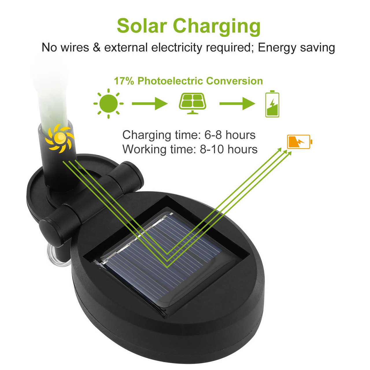 Solar Garden Flower Lights (2-Pack) product image