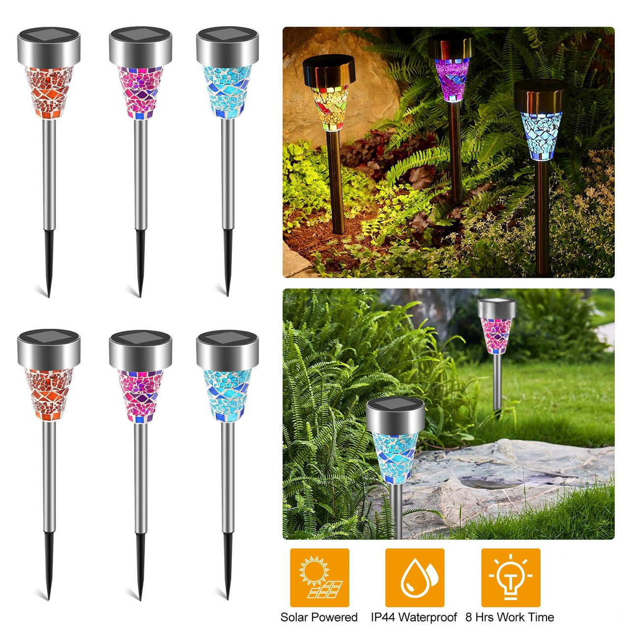 Mosaic Solar Pathway Light (6-Pack) product image