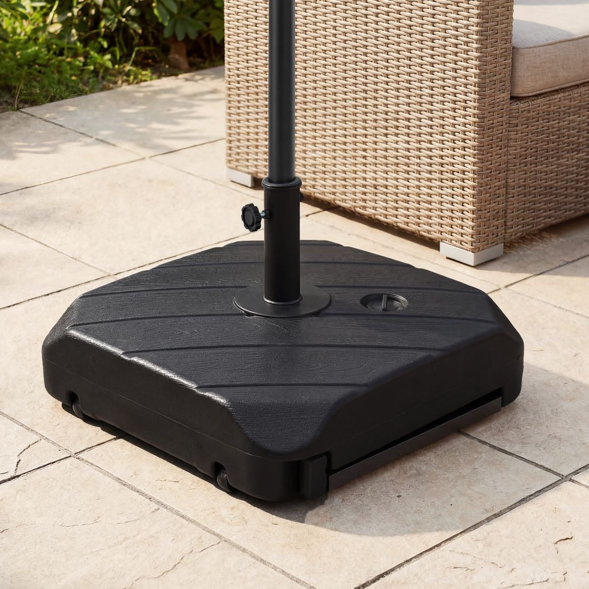 Fillable Patio Umbrella Base with Wheels product image