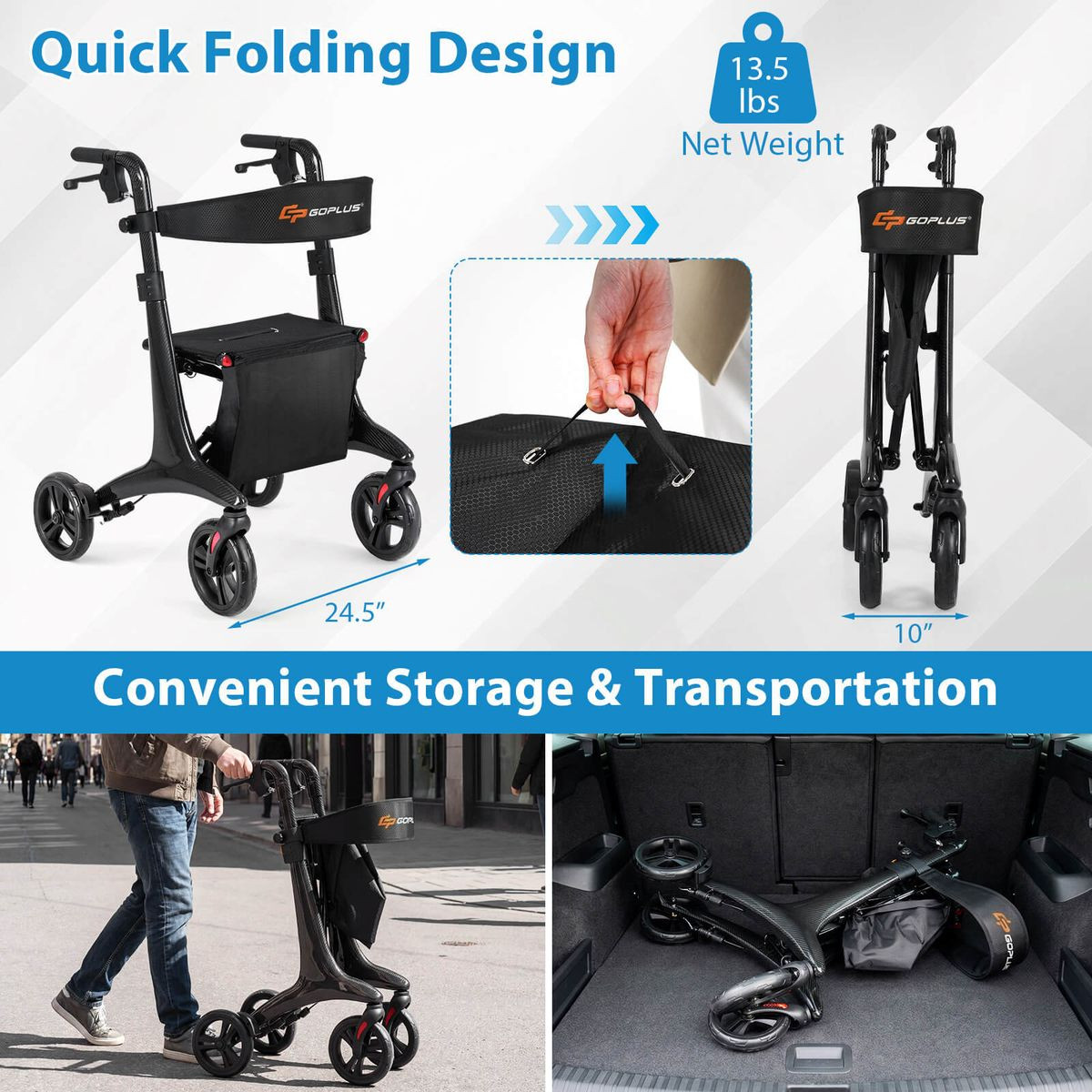 Foldable Rollator Walker  product image