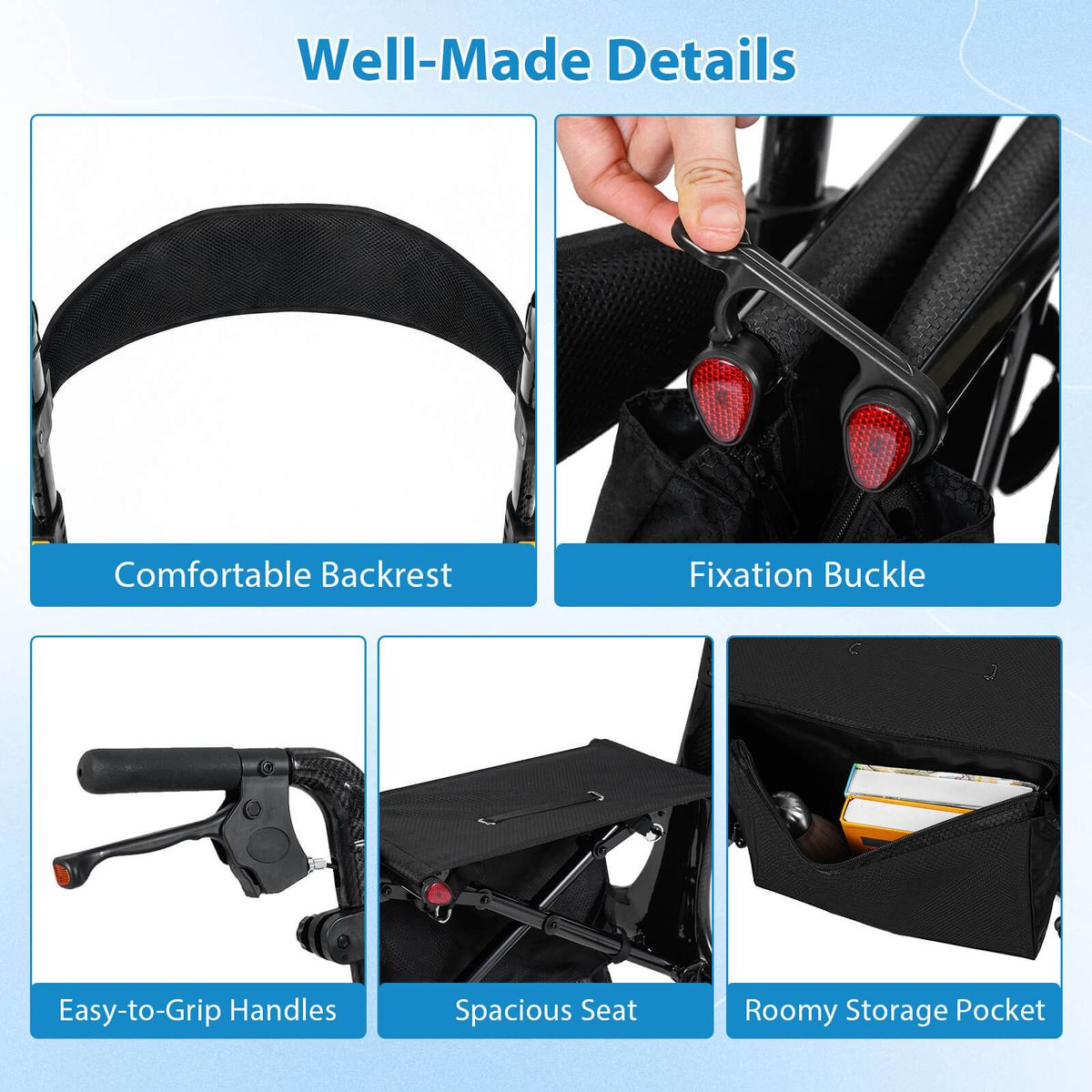 Foldable Rollator Walker  product image