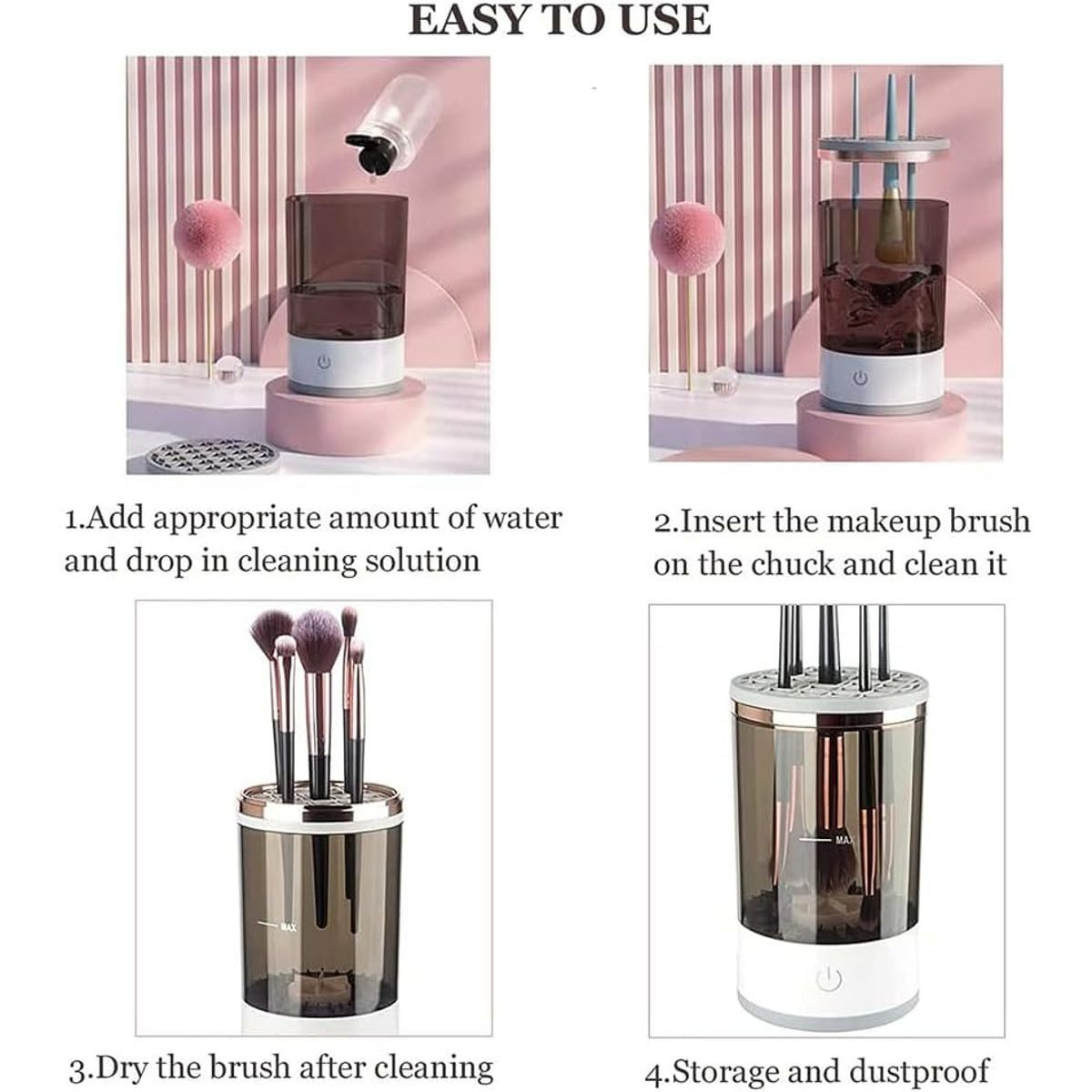 Electric Makeup Brush Cleaner Machine product image