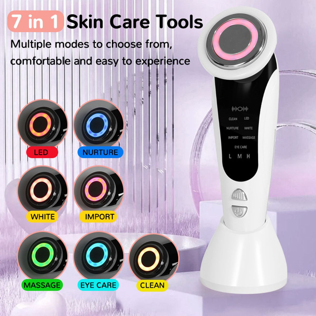7-in-1 Facial Skin Care Massager Device product image