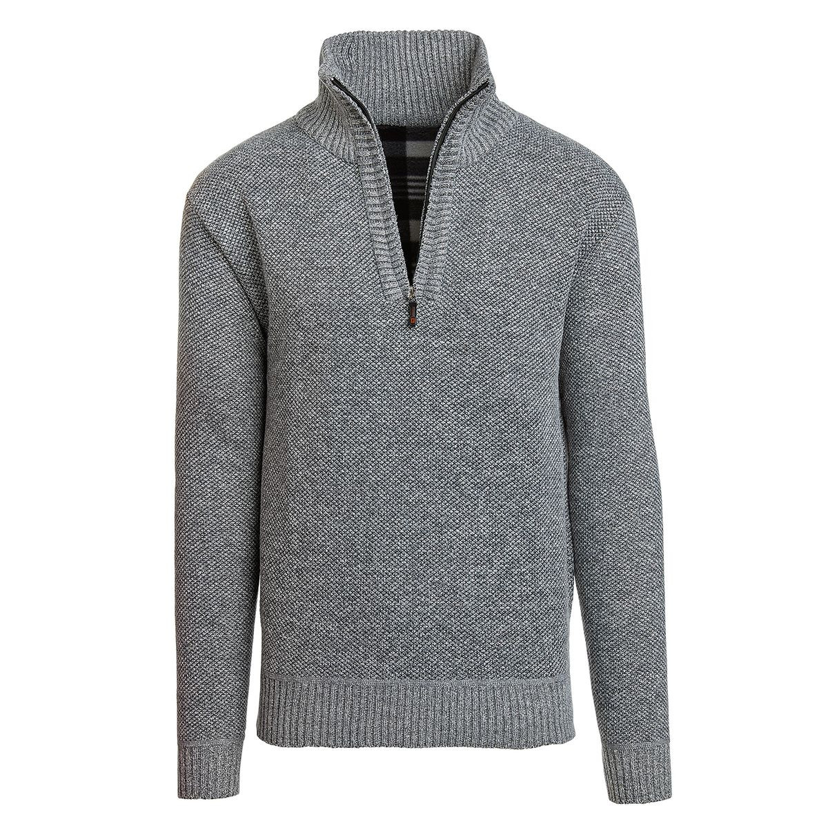 Men's Casual Half-Zip Fleece Sweater Jacket product image