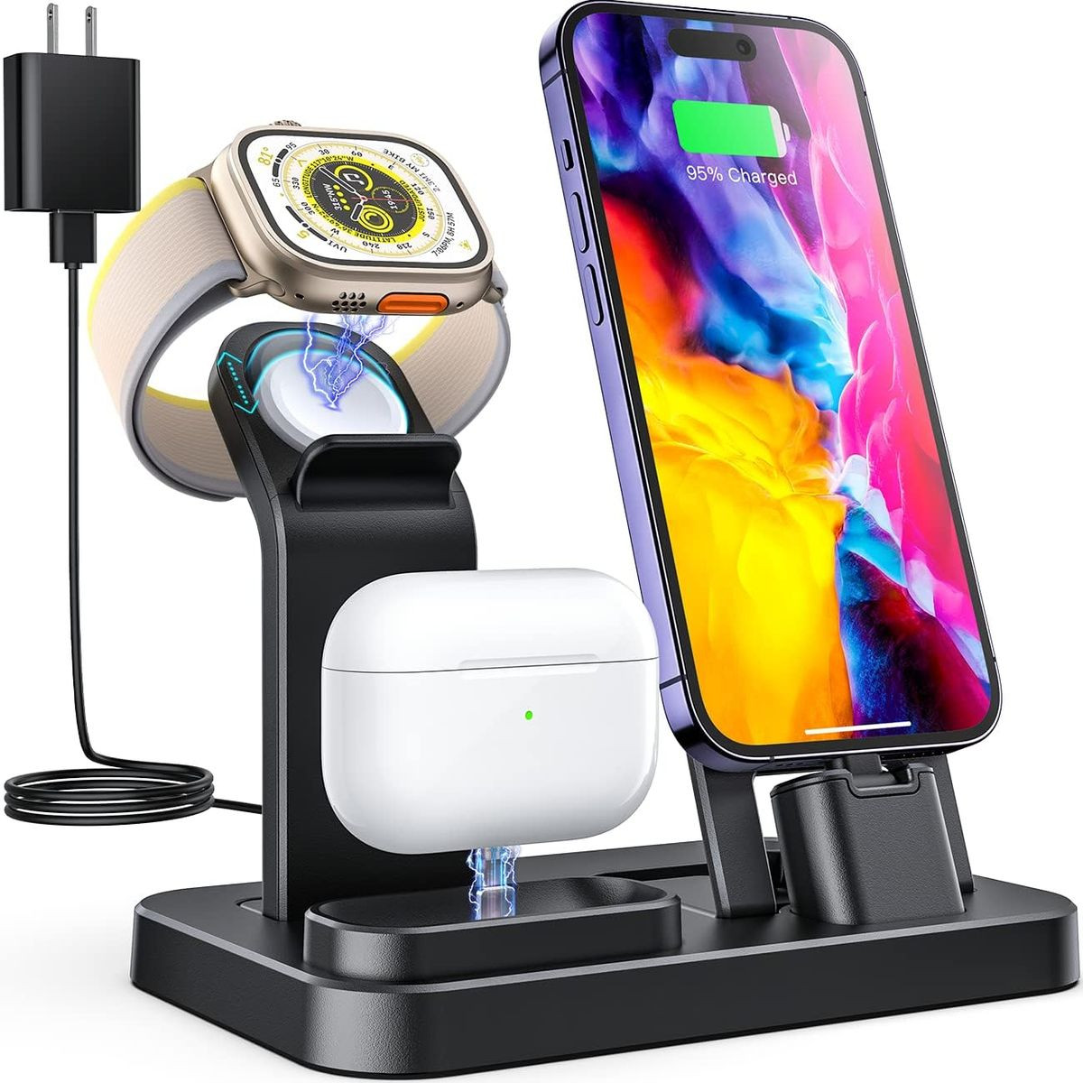 Rjr  3-in-1  Charging Station for Apple Devices product image