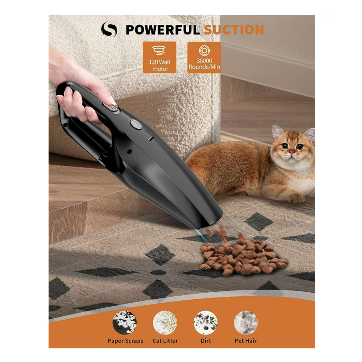 Tapify Handheld Cordless Vacuum Cleaner  product image