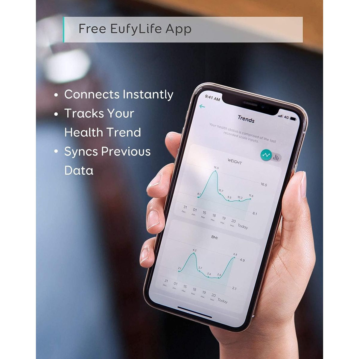 Eufy Wireless Digital Smart Scale with Bluetooth product image