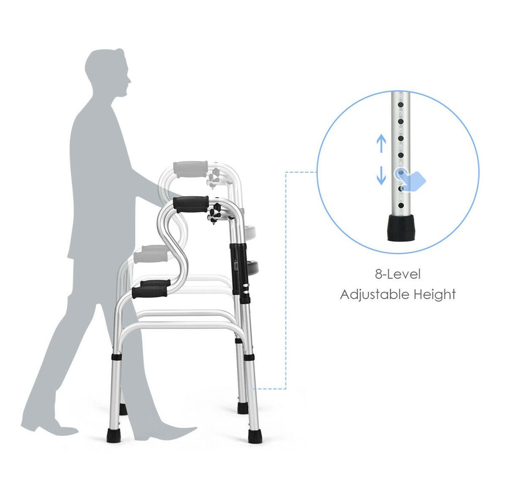 One-button Folding Adjustable Height Walker product image