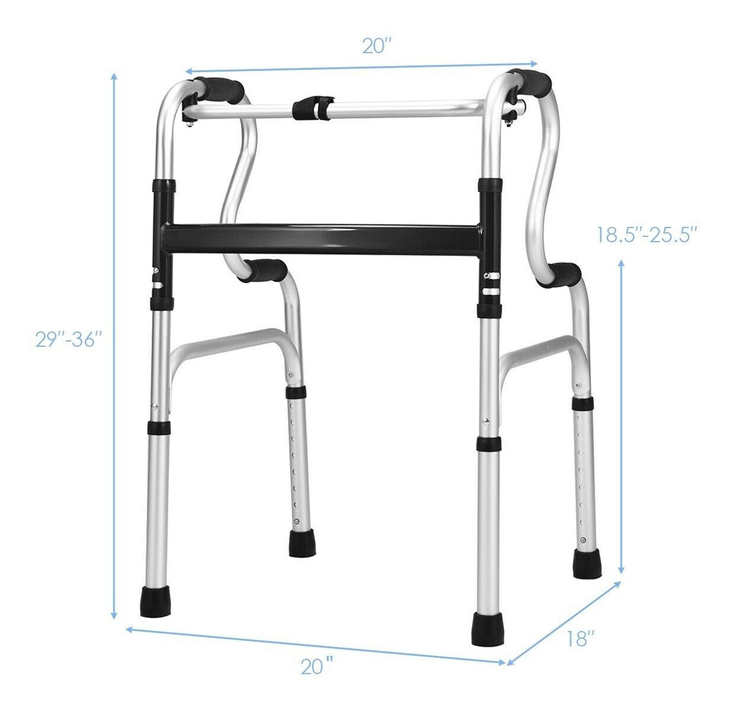 One-button Folding Adjustable Height Walker product image