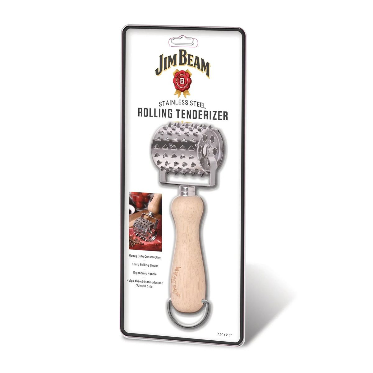 Jim Beam Stainless Steel Rolling Meat Tenderizer product image