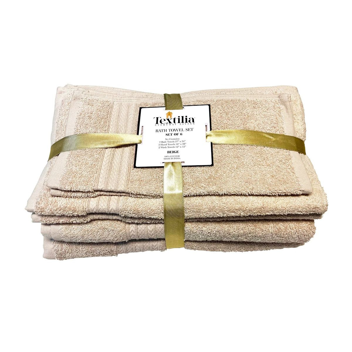Textilia Bath Towel Set (6-Pieces) product image