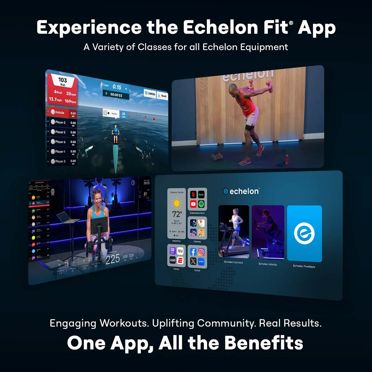 Echelon Strength Adjustable Dumbbells with Stand product image