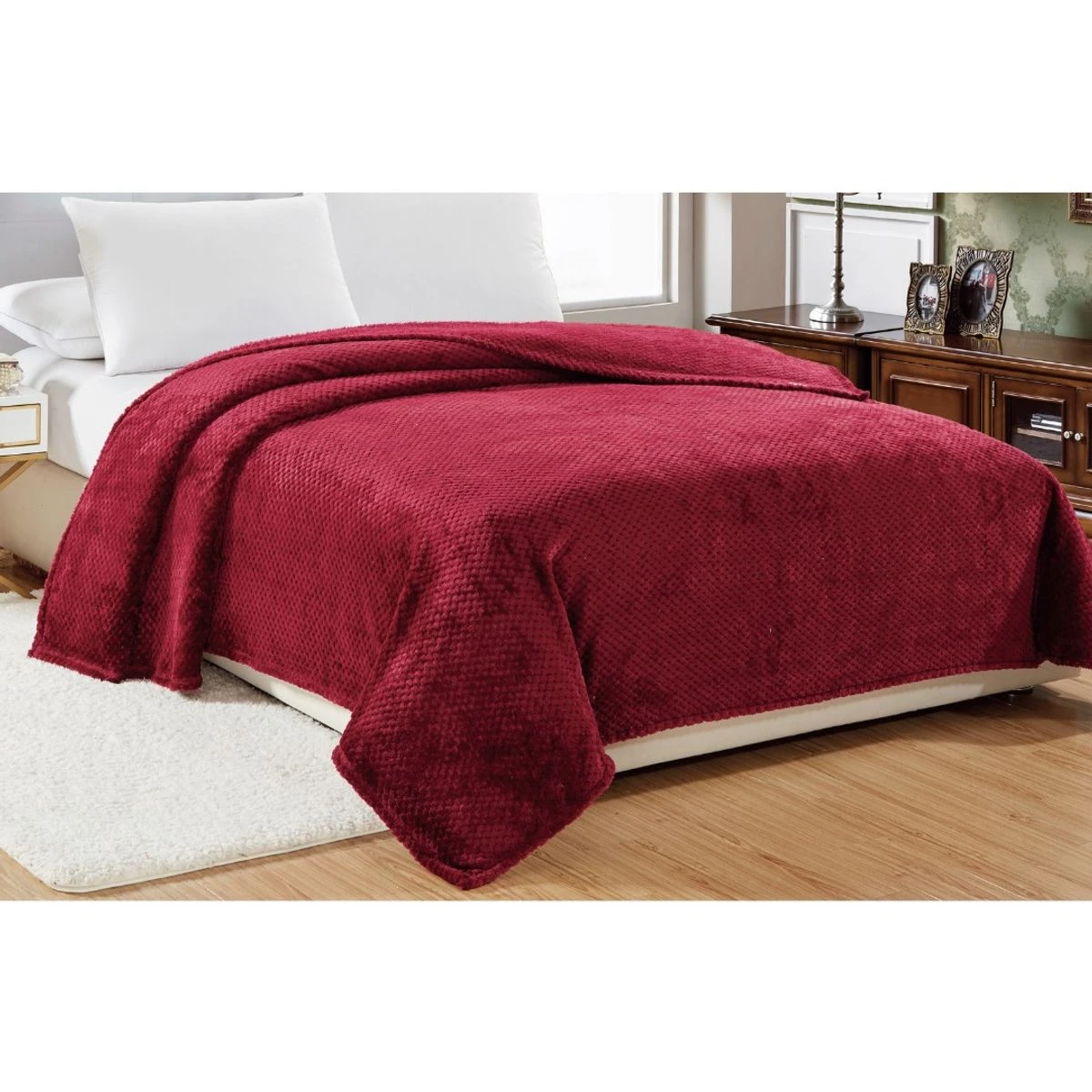 Noble House™ Popcorn Textured Microplush Blanket (4 Sizes) product image