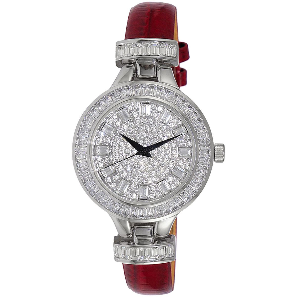 Adee Kaye Women's Gems Silver Dial Watch product image