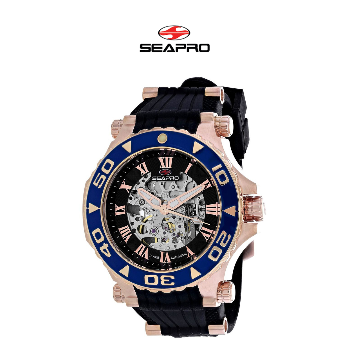 Seapro Men's Seaway Black Dial Watch  product image