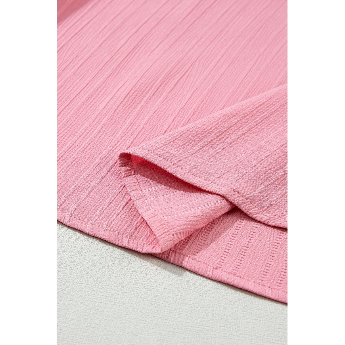 Capri Ruffled Half Sleeve V Neck Textured Top product image
