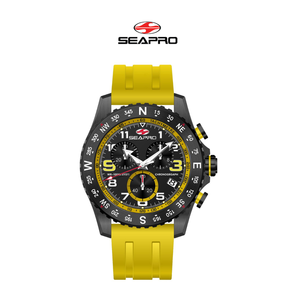 Seapro Men's Gallantry Black Dial Watch product image