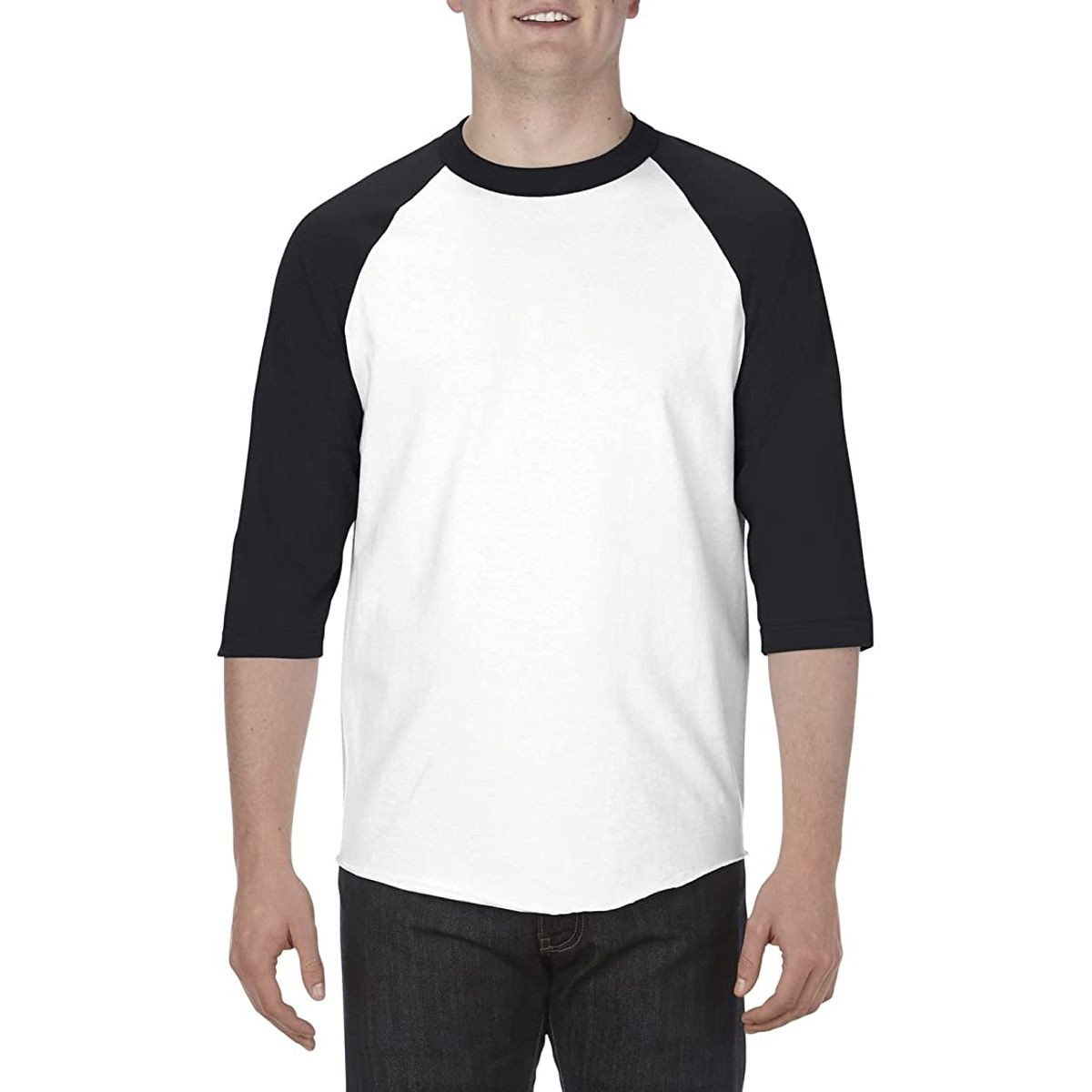 Alstyle Classic Raglan 3/4 Sleeve T-Shirt (Small) product image