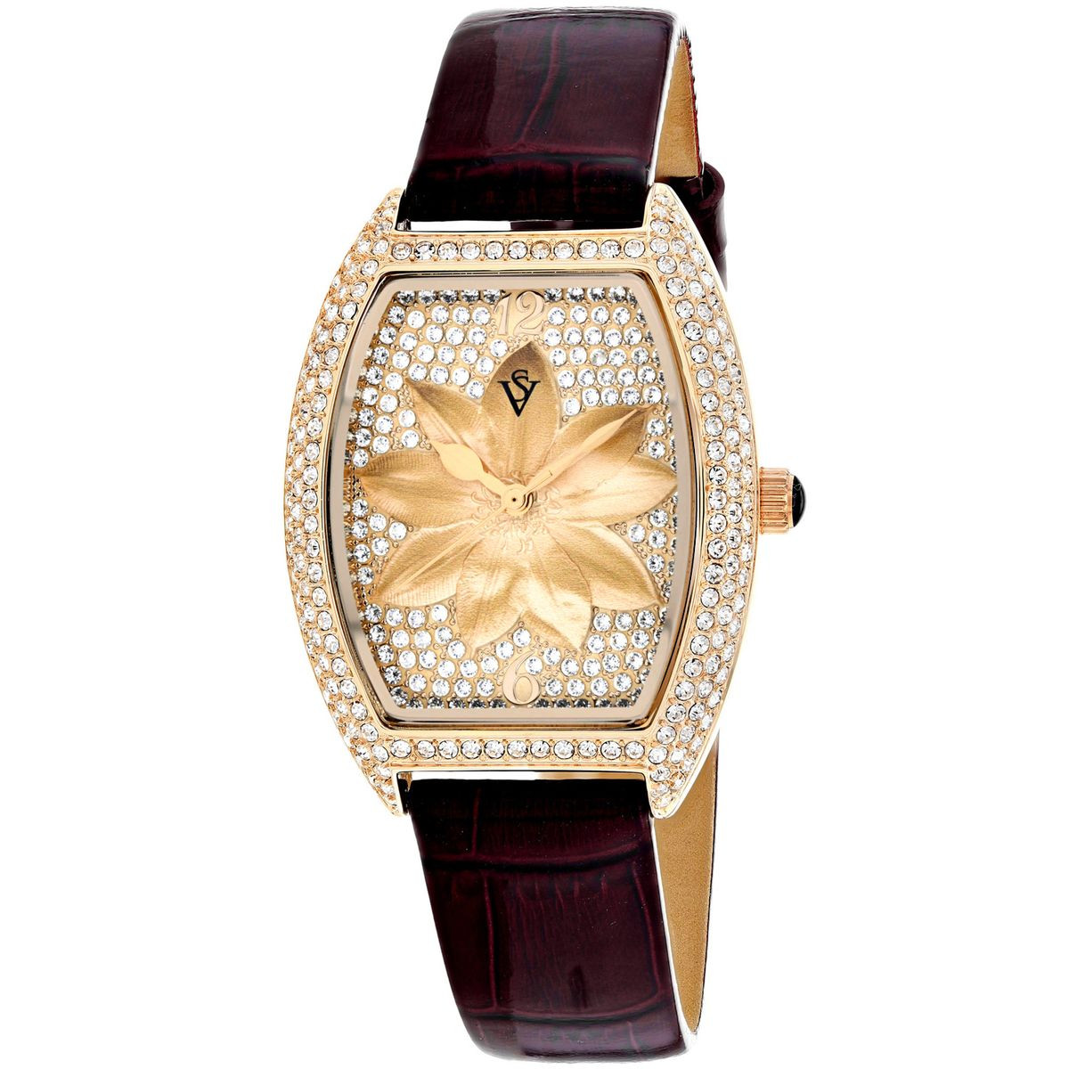 Christian Van Sant Women's Lotus Brown Dial Watch product image