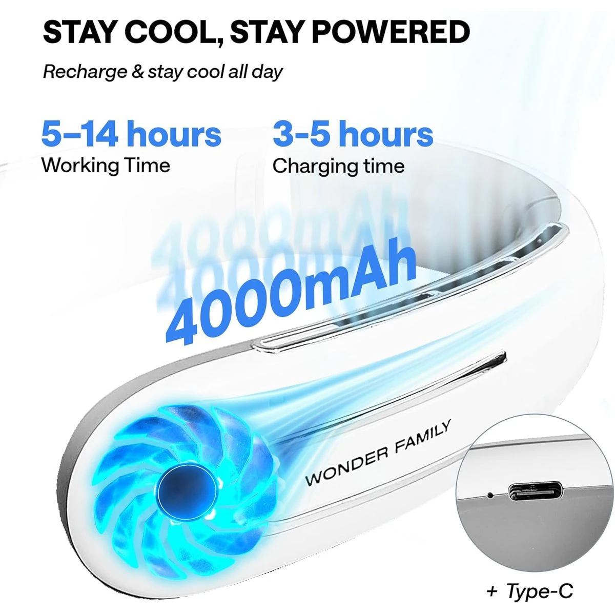 Portable Personal Neck Fan product image