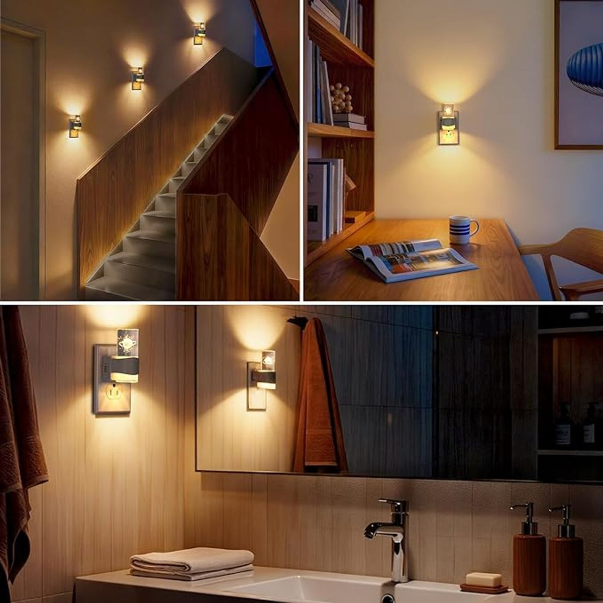 Starry Night 3D Etched Night Light (2-Pack) product image