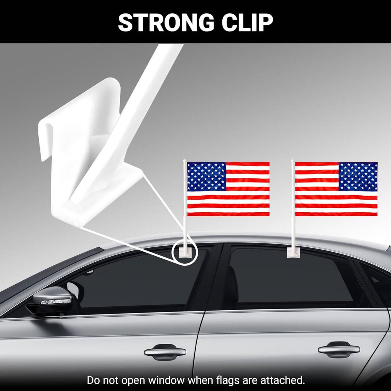 USA Car Flags (2-Pack) product image
