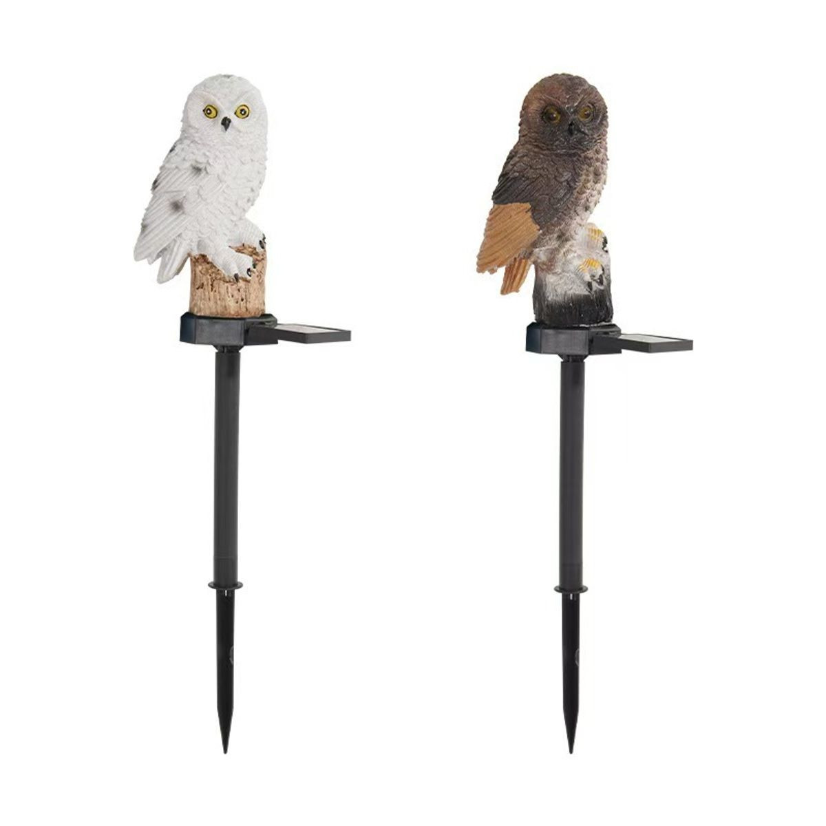 Owl-Shaped Solar Garden Stake Light product image