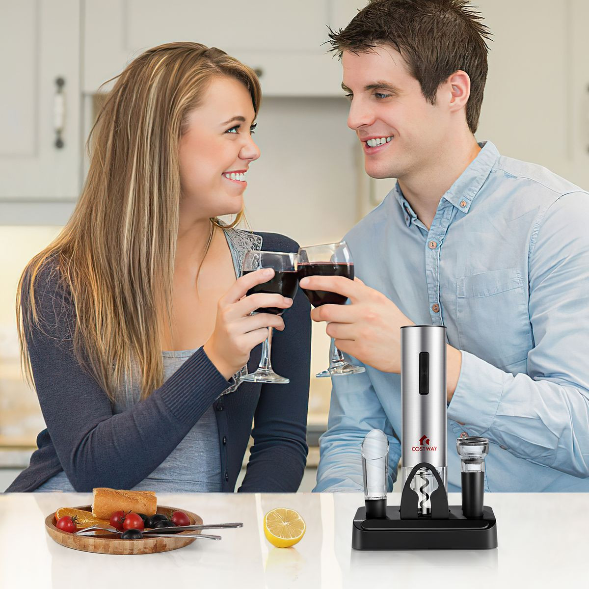 6 in 1 Electric Wine Bottle Opener Set product image