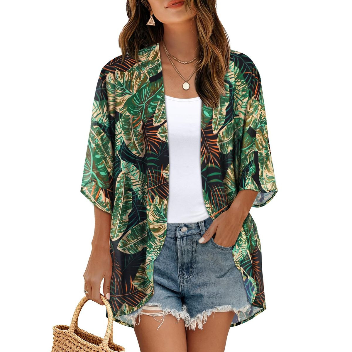 Women's Lightweight Chiffon Kimono Cardigan product image