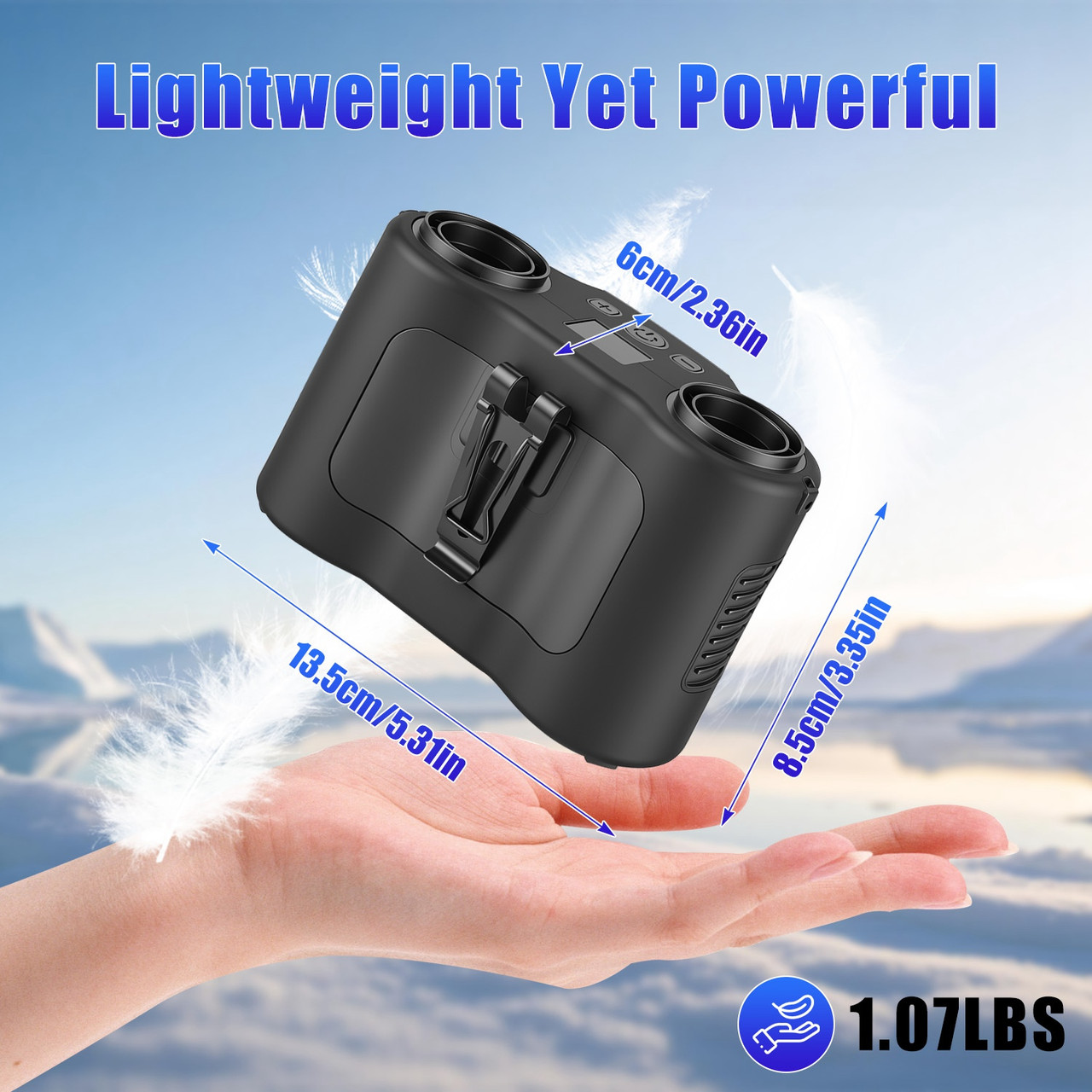 4‑in‑1 Wearable Waist Fan  product image
