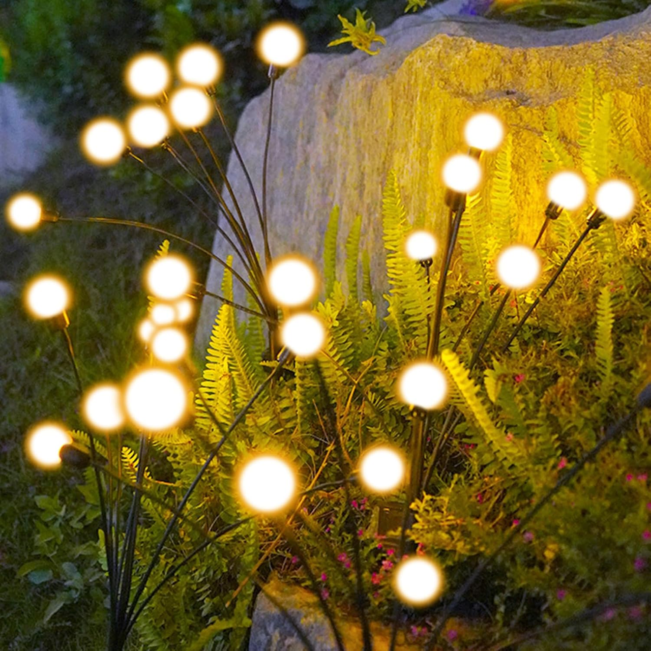 Solar Firefly Swaying Garden Lights product image