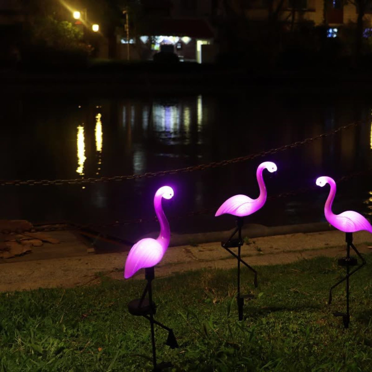 Pink Flamingo Solar Landscape Light (1- to 3-Pack) product image