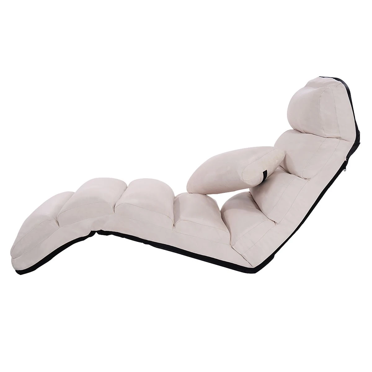 Folding Floor Chair with 5-Position Backrest product image