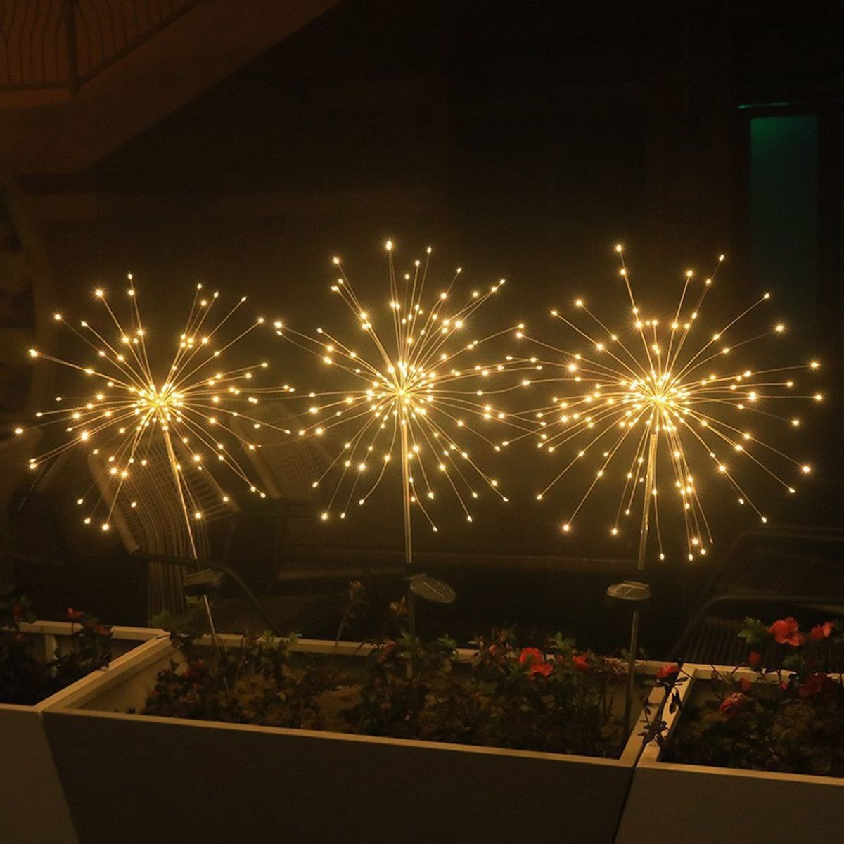 Solar Powered Firework Stake Light product image