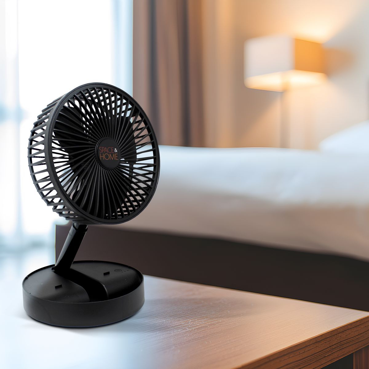 AuraChill 14" Rechargeable Adjustable Folding Fan product image