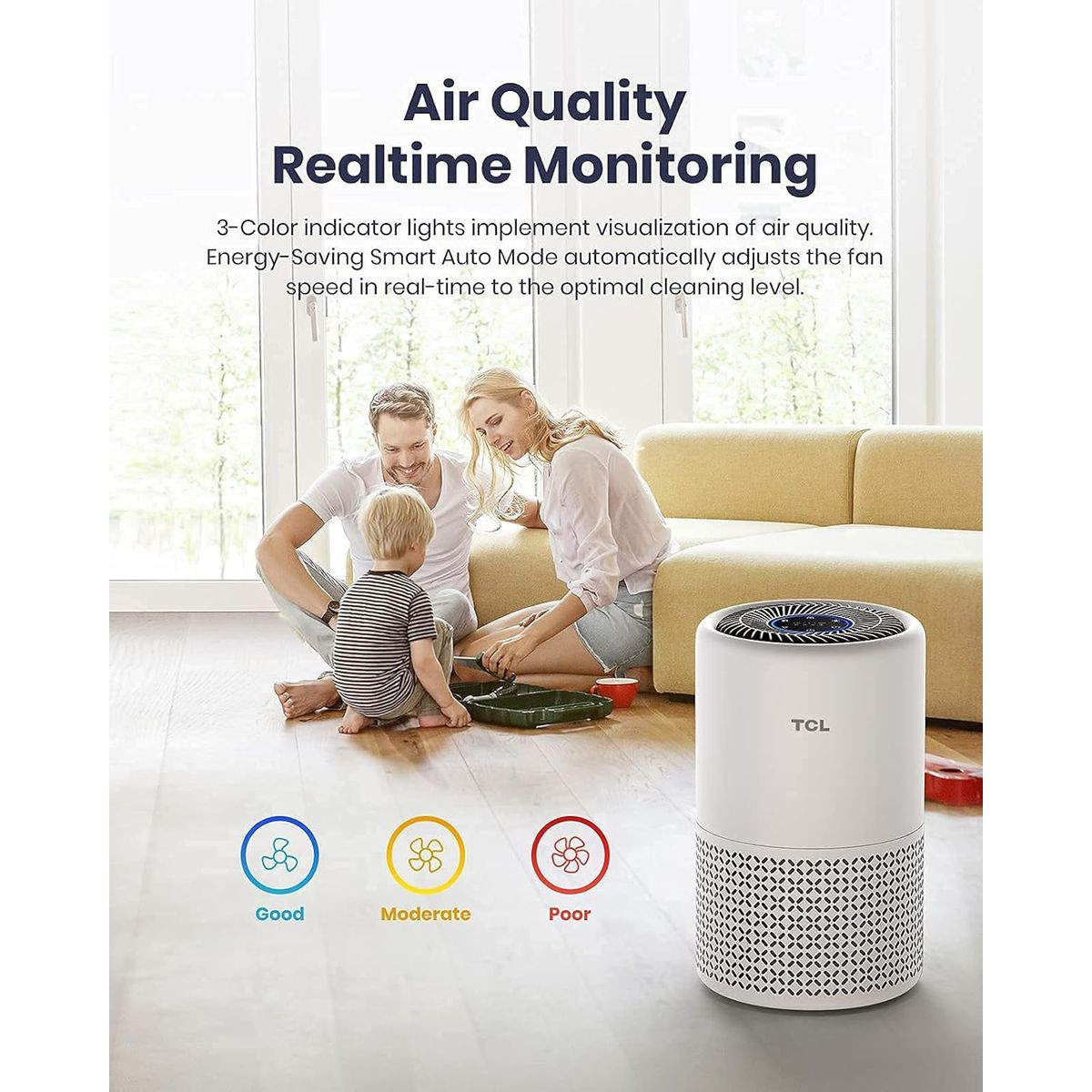 TCL Breeva A1C Air Purifier  with H13 True HEPA Filter product image