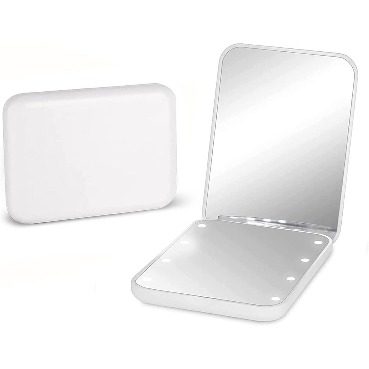 Foldable LED Travel Magnification Makeup Mirror product image