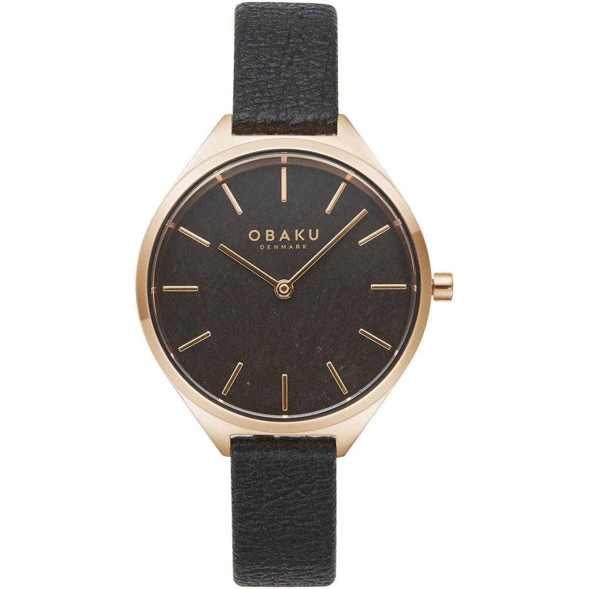 Obaku Women's Kaffe Black Dial Watch product image