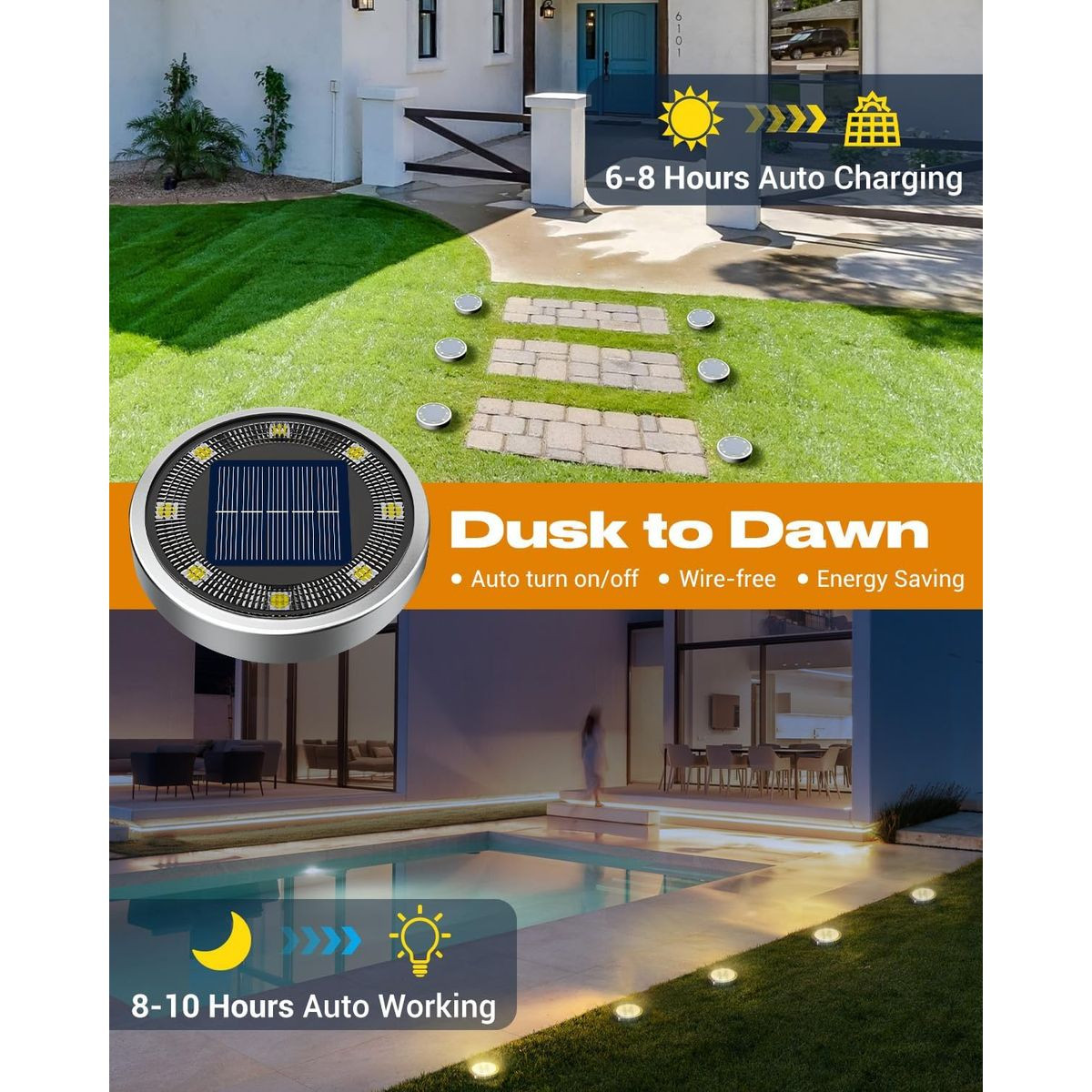 Solar Ground Pathway Light (2- to 12-Pack) product image