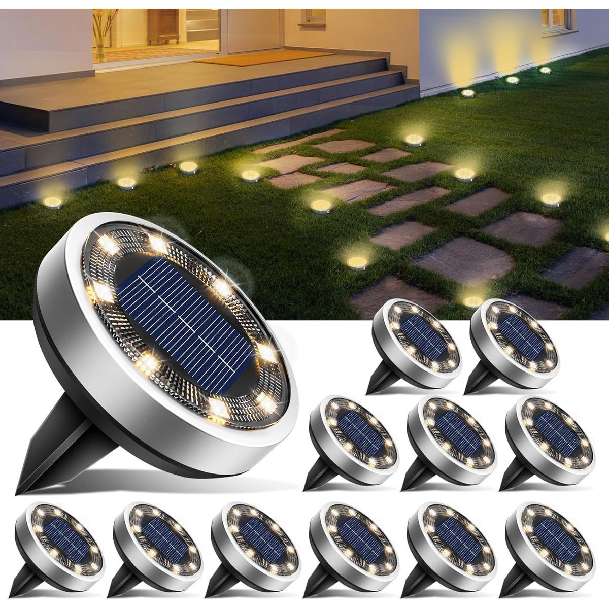 Solar Ground Pathway Light (2- to 12-Pack) product image