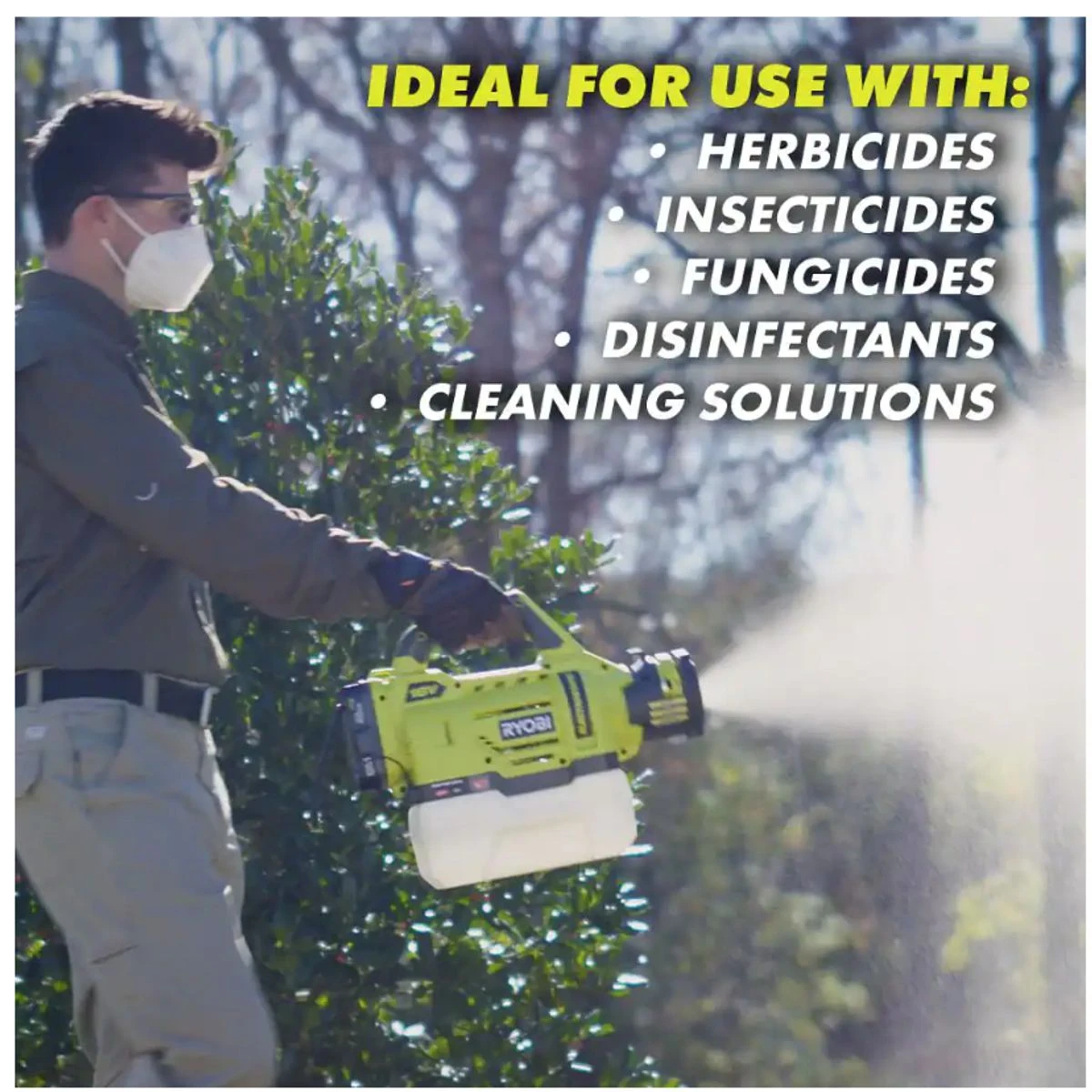 RYOBI ONE+ 18V Cordless Electrostatic 0.5 Gal. Sprayer (Tool Only) product image
