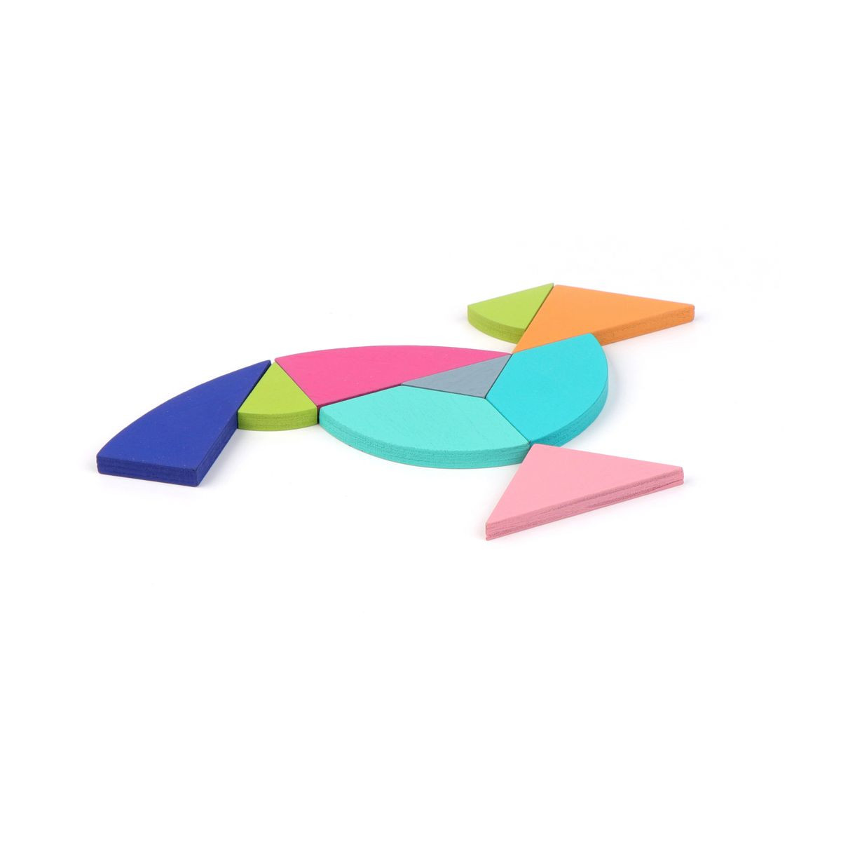 3-in-1 Tetris Tengram Wooden Board Learning Puzzle for Kids product image