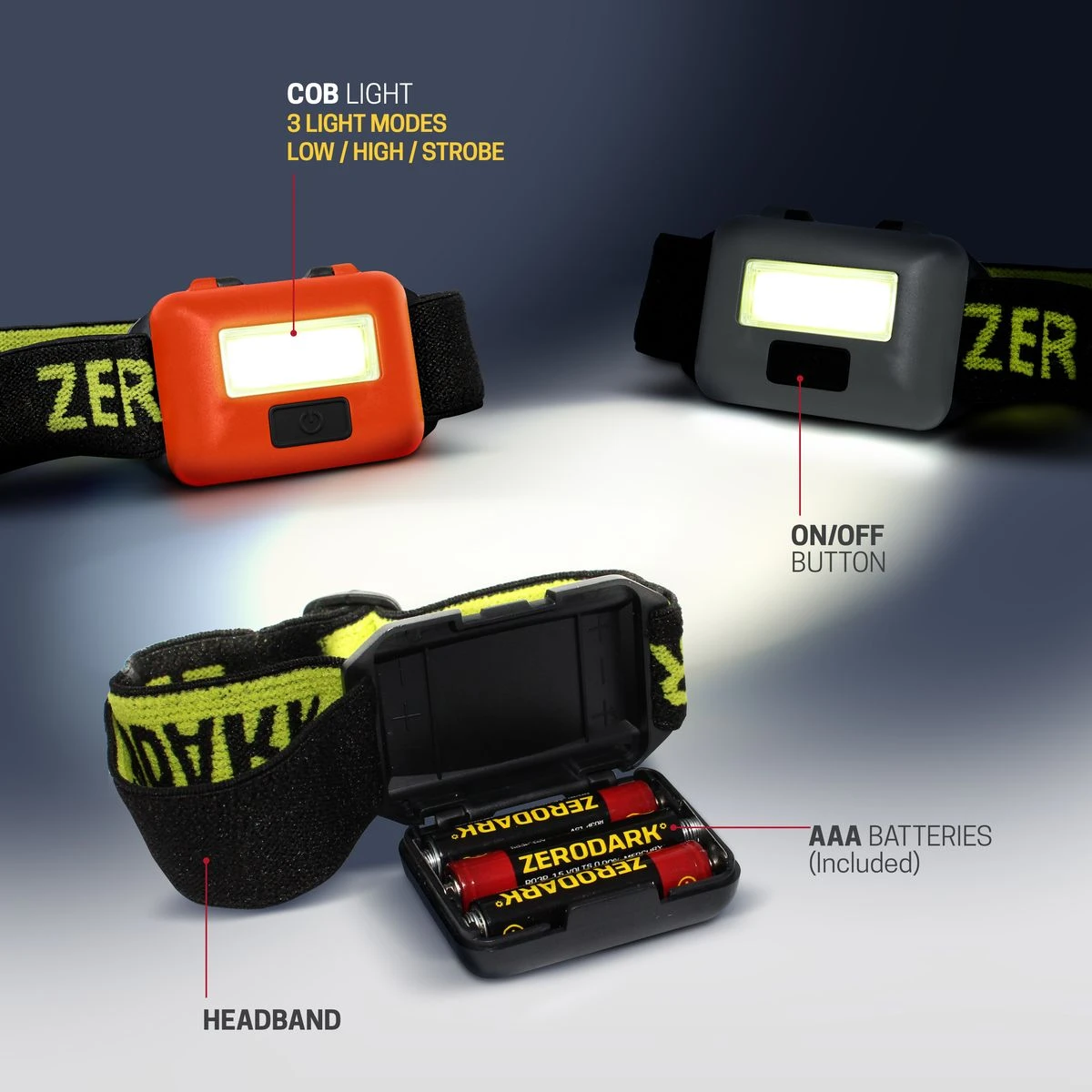 Tactical Headlamp Set (3-Pack) product image