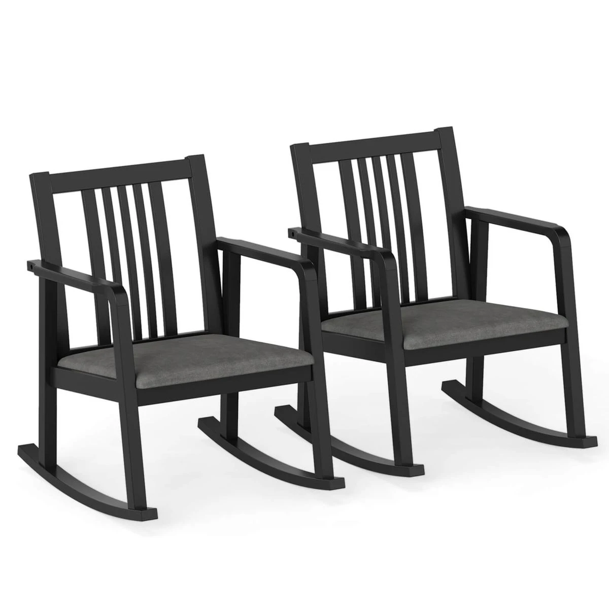 Rocking Chair with Cushioned Seat (1- or 2-Pack) product image
