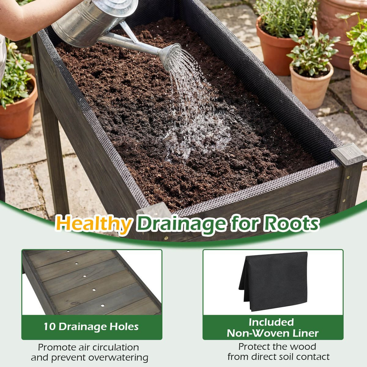 Wooden Raised Garden Bed (2-Pack) product image