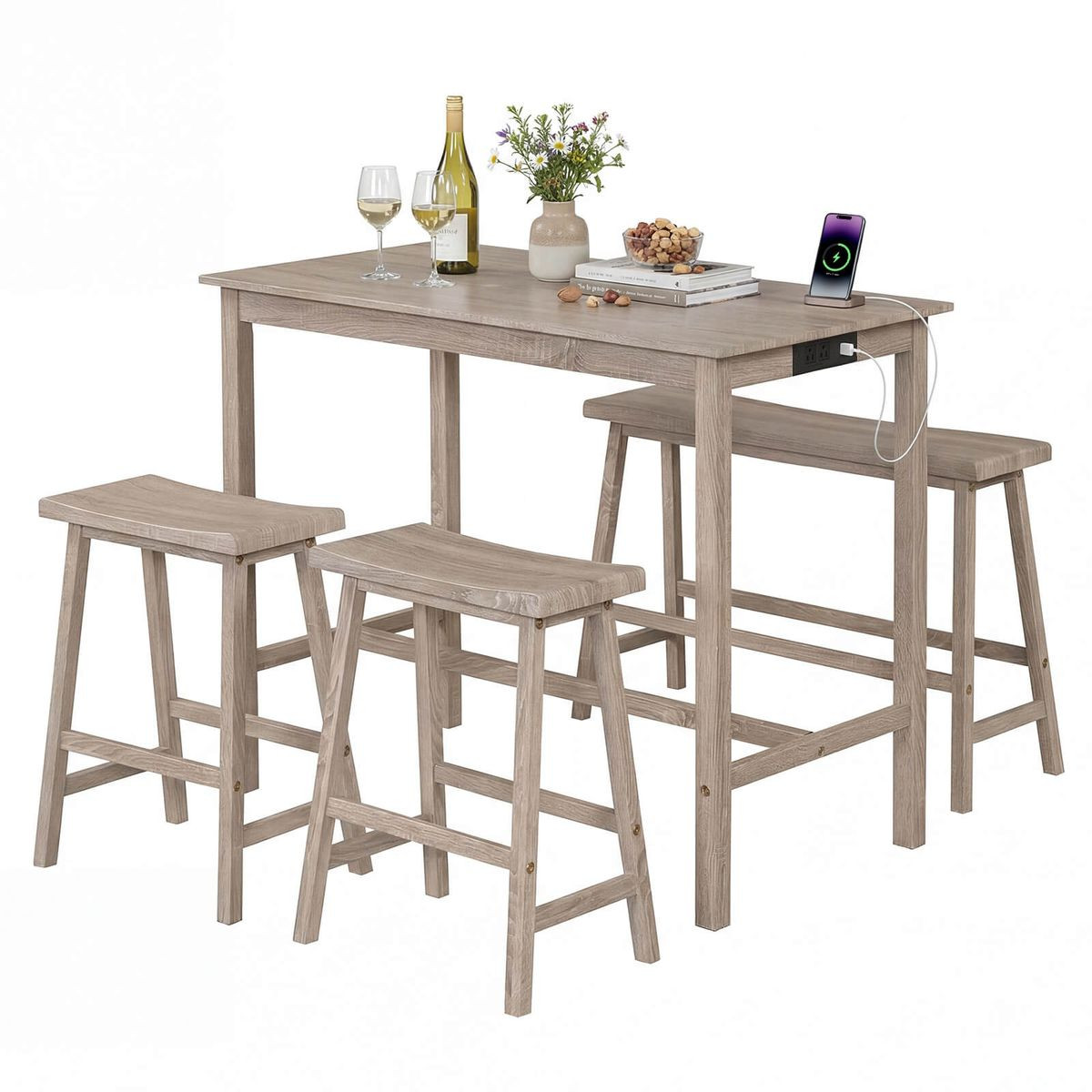 4-Piece Counter Height Dining Table Set  product image