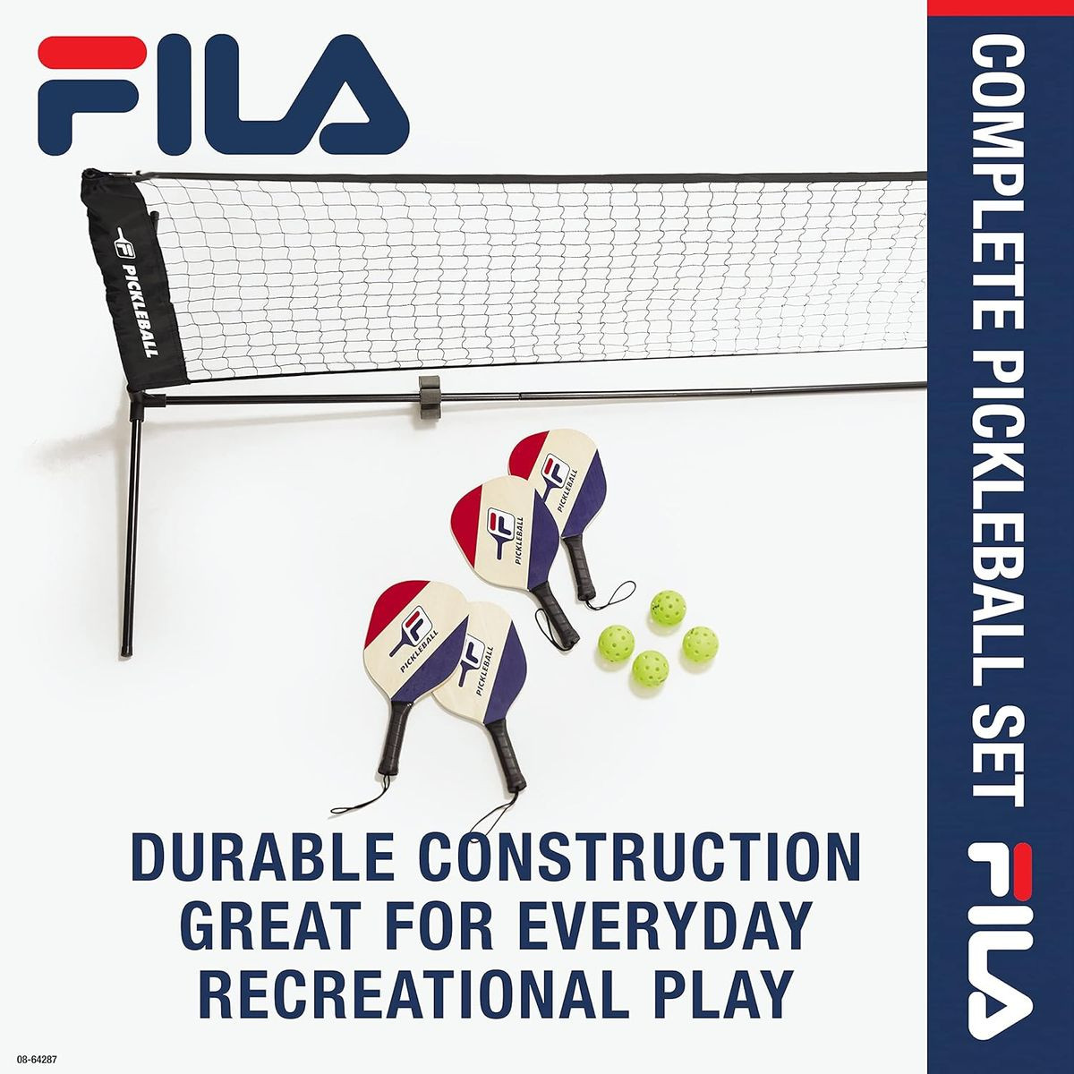 FILA Accessories Pickleball Net Set with Paddles and Balls  product image