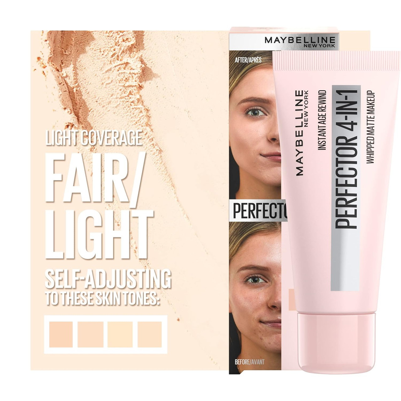 Maybelline Instant Age Rewind Perfector 4-In-1 Matte Makeup (2-Pack) product image