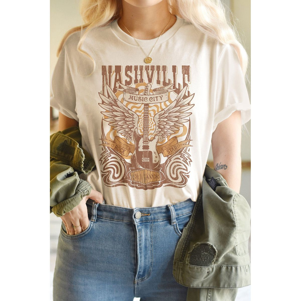 Nashville Music City Graphic Tee product image