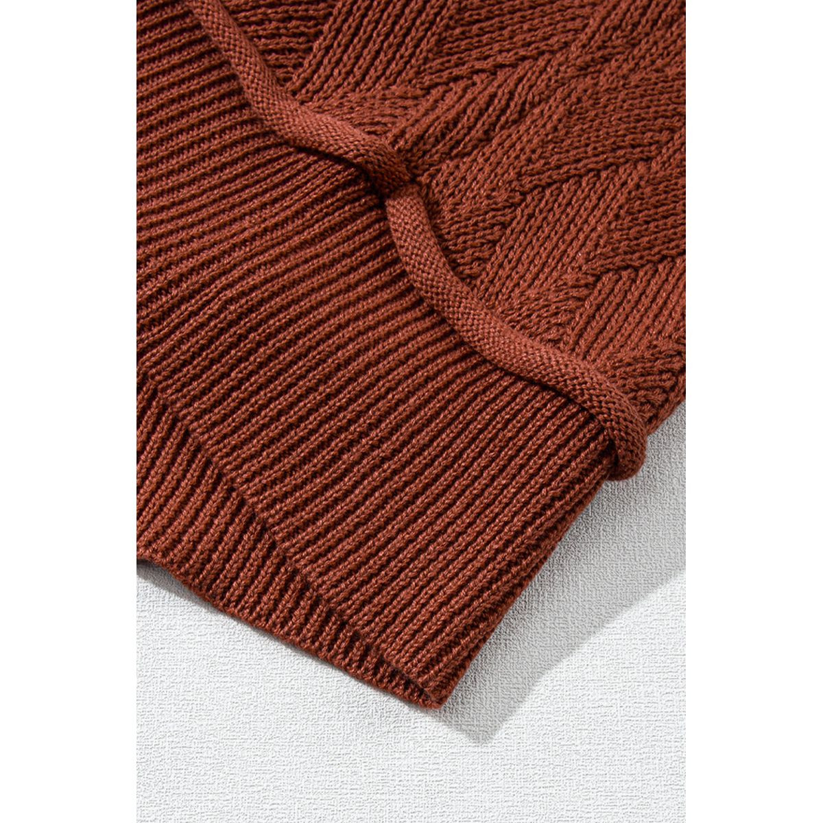 Hayden Textured Crew Neck Loose Sweater product image
